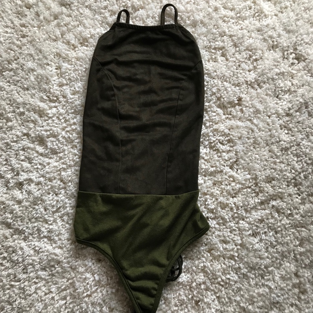 Green bodysuit
